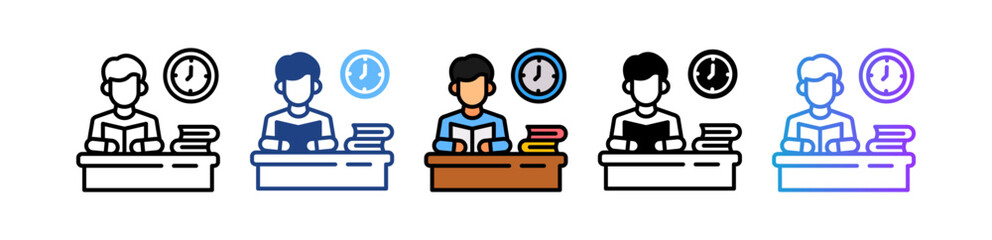 Exam Preparation multiple icon