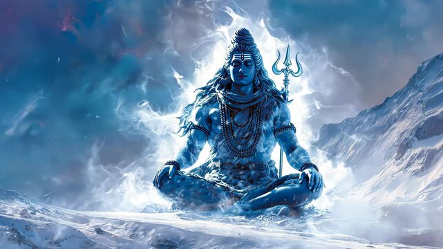 lord shiva mahadev meditation