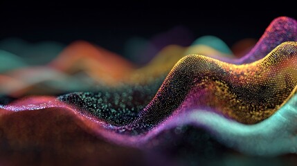 Visualizing complex data through the lens of advanced science. Digital signals. Interactive worlds of data: visualizing science with technology. Data transmission. Data streams.