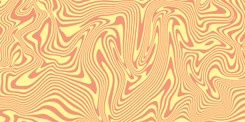 Waves in a Psychedelic Smooth Pattern, Vector Groovy Vibe Backgrounds with Lines .marble texture background floor decorative stone interior stone . flowing colorful liquid. abstract liquid background.