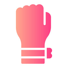 raise hand gradient icon
