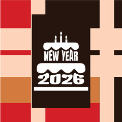 New Year cake, 2026 cake, festive dessert, holiday celebration cake, party sweets, decorated cake, sparkling cake, luxury cake design, winter dessert, celebration food, gourmet cake, festive pastry, 