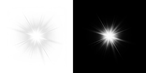 Fototapeta premium Enhance your projects with this bright light flare PNG overlay