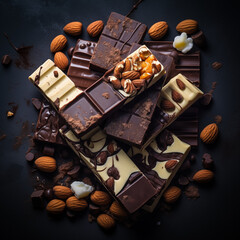 
Nutty Chocolate Bars
