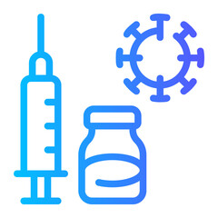 vaccination gradient icon