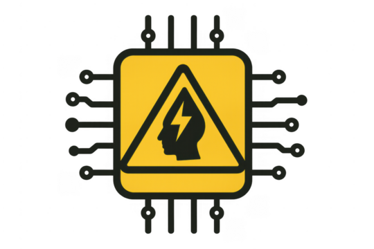 Ai artificial intelligence human chip overload warning