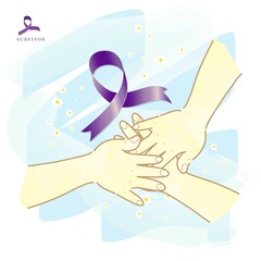 stacking hand together vector cancer