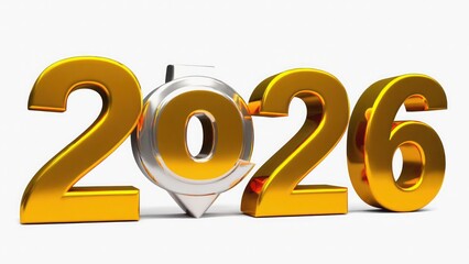 &ldquo;2026&rdquo; centered on a plain black background