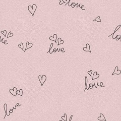 red hearts background