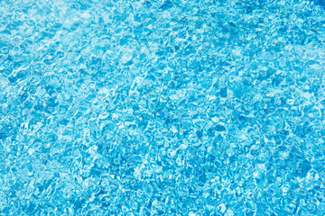 Abstract of patterns on blue water surface