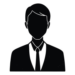 employee on white background