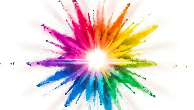 Colorful explosion effect background for graphic design and creative content projects design idea