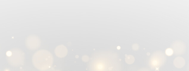 Luxury festive Christmas glow with magical golden particles and sparkling dust