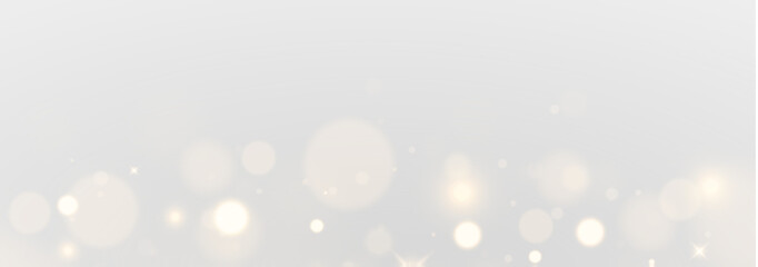 Luxury Christmas magic effect with shimmering gold particles and glowing dust