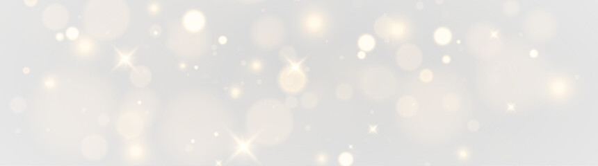 Luxury festive glow with golden stardust, magical shimmer and twinkling sparkling confetti isolated © Zachar