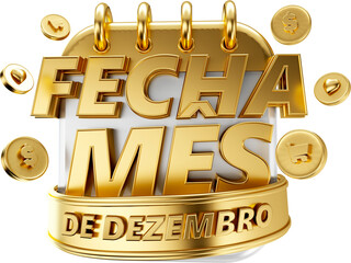 selo 3d super ofertas de dezembro, novembro, fecha mes
