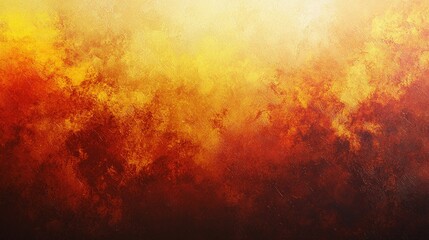 Abstract fiery gradient with vibrant orange and red hues creating a dynamic and intense texture resembling a blazing atmosphere or cosmic landscape.