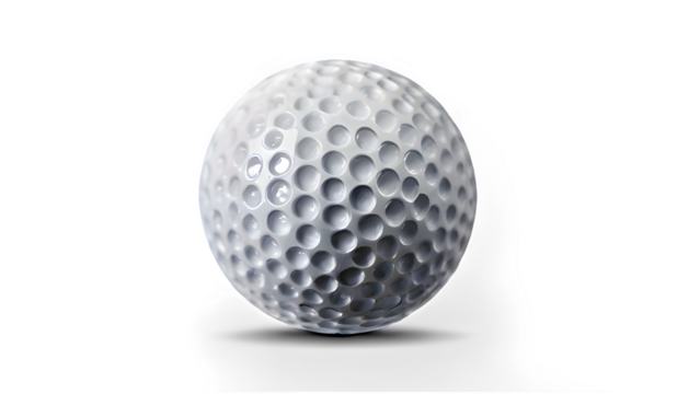 white golf ball
