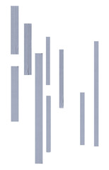 Grey strong workshop self-adhesive tape, vertical. On isolated transparent background.