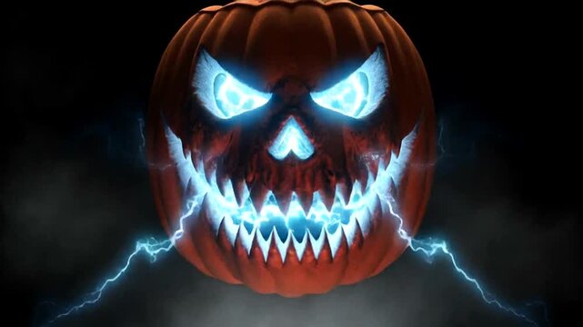 scary halloween pumpkin