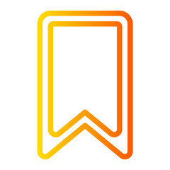 bookmark gradient icon