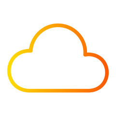 cloud gradient icon