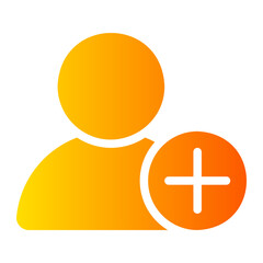 add friend gradient icon