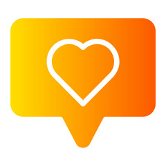 like gradient icon