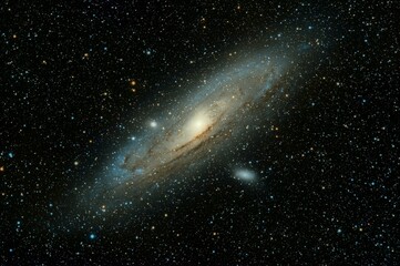 The Milky Way, stretching as far as the eye can see