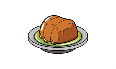 Roast Chicken on Plate