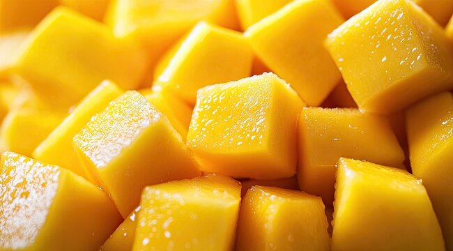 Close-up of diced mango (1)