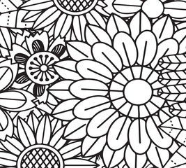 Cute Flower Coloring Sheets for Little Artists 