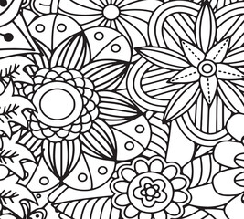 Cute Flower Coloring Sheets for Little Artists 