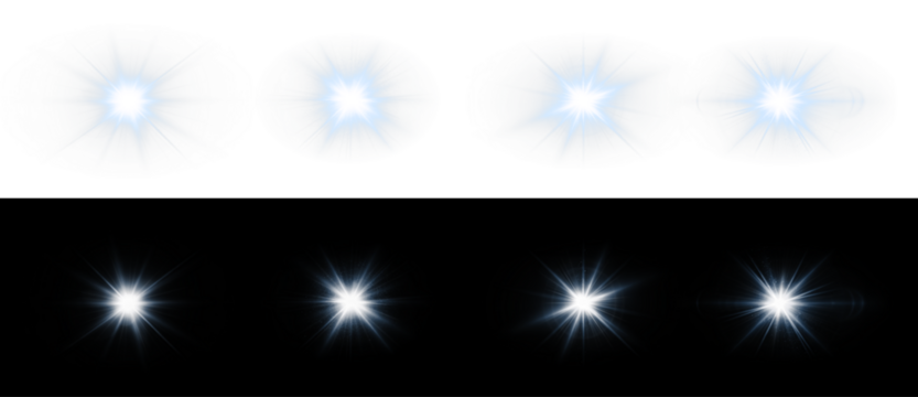 Vibrant light flare PNG overlay for photos, perfect for adding