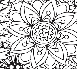 Cute Flower Coloring Sheets for Little Artists 