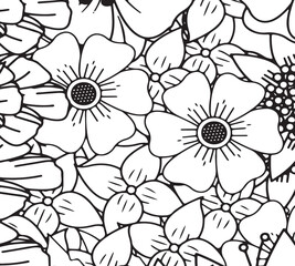 Cute Flower Coloring Sheets for Little Artists 
