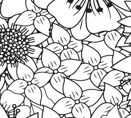 Cute Flower Coloring Sheets for Little Artists 