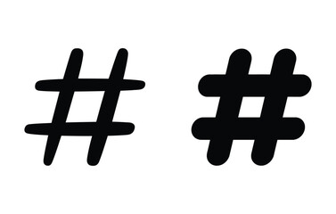Trending hashtag symbols for social media promotion and online marketing campaigns to increase engagement and visibility, perfect for digital content creation