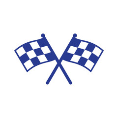 Racing checkered flags celebrate victory, success and speed, perfect for sports, games, or automotive themed designs and promotions, simple graphic
