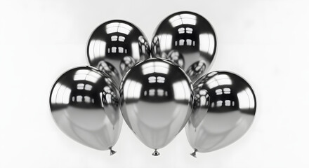 Celebrate with shimmering silver balloons for milestone moments, adding a touch of elegance to birthday parties, anniversaries, and special celebrations