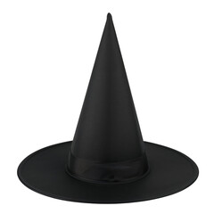 Fototapeta premium Classic Black Witch Hat for Halloween Celebrations and Costume Parties