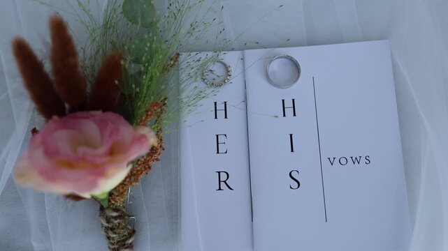 Books of wedding vows