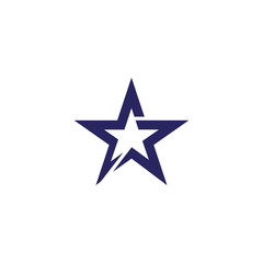 Modern blue star logo design perfect for branding, app icons, and visual identities that need a touch of elegance and simplicity for success