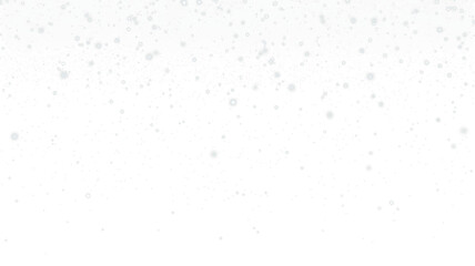PNG Snowflakes Overlay with White Dust Particles on Transparent Background