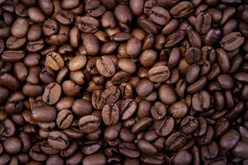 Roasted coffee beans