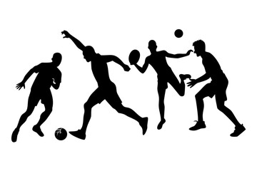 Abstract Swirl Silhouette with Transparent Background