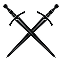 two crossed swords