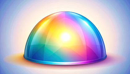 Colorful geometric shapes polygon isolated on transparent background
12