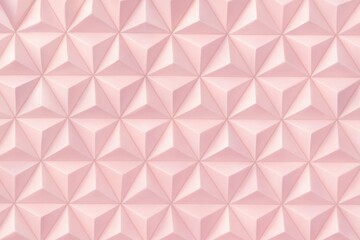 Obraz premium Light Pink Low Poly Triangle Minimal Background with Soft Geometric Abstract Texture