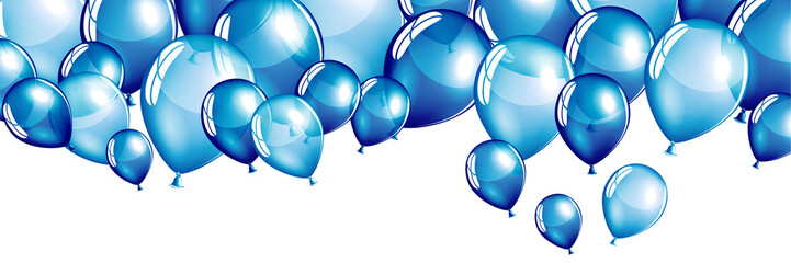 Colorful party balloons